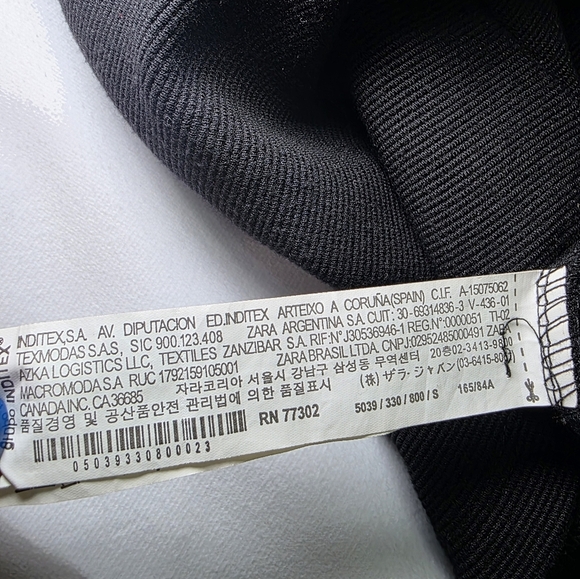 Zara Black Polyester Blend- Trafaluc Collection Dress- Size Sm - Picture 5 of 11